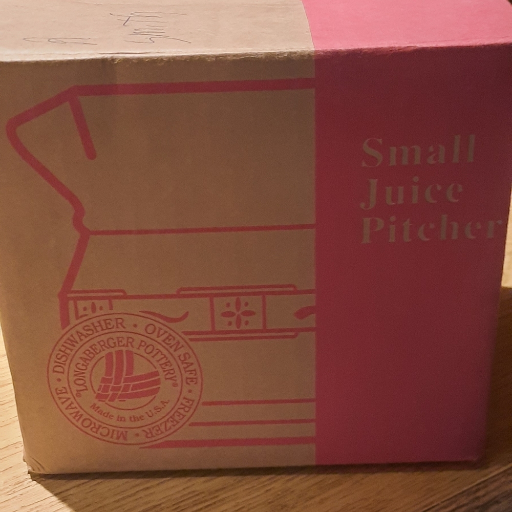 Longaberger small juice pitcher